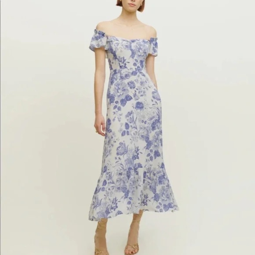 Reformation Butterfly Dress Lucerne Size 0